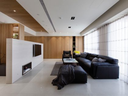 A Neat and Luminous Apartment with Rich Warm Textures in Kaohsiung City by PMD (3)