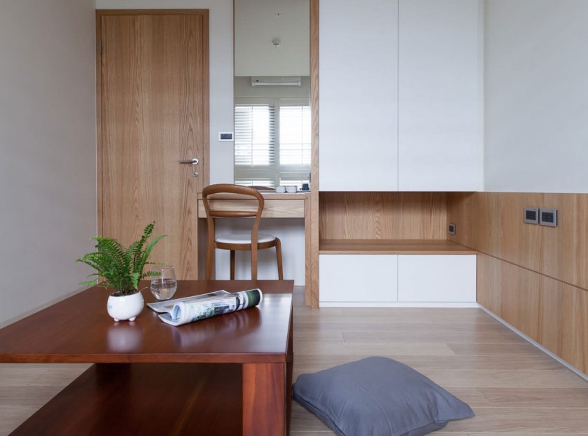 A Neat and Luminous Apartment with Rich Warm Textures in Kaohsiung City by PMD (31)