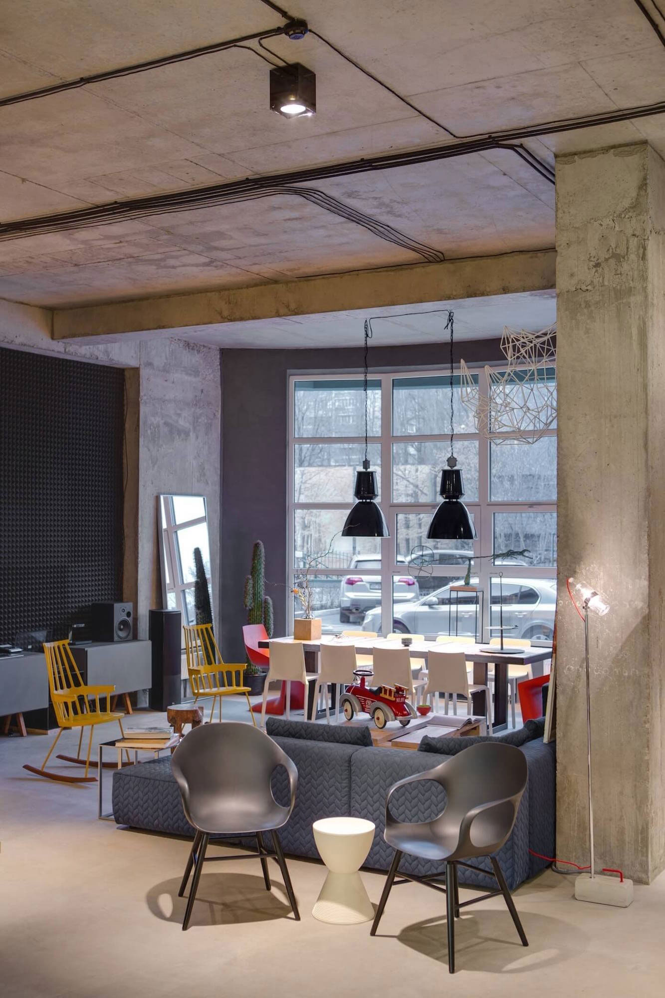 A Quirky and Stylish Modern Office with Industrial Interiors in Kiev, Ukraine by Sergey Makhno (1)