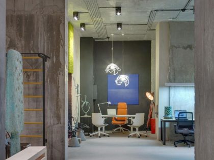 A Quirky and Stylish Modern Office with Industrial Interiors in Kiev, Ukraine by Sergey Makhno (15)