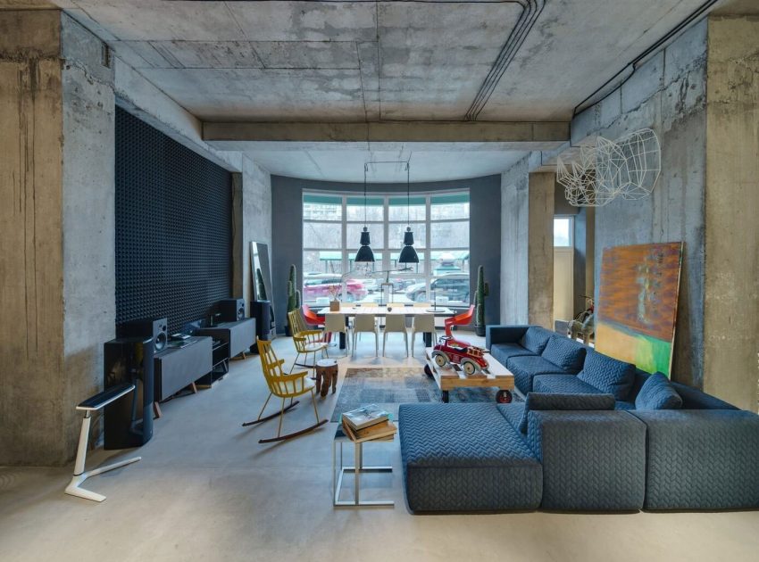 A Quirky and Stylish Modern Office with Industrial Interiors in Kiev, Ukraine by Sergey Makhno (2)