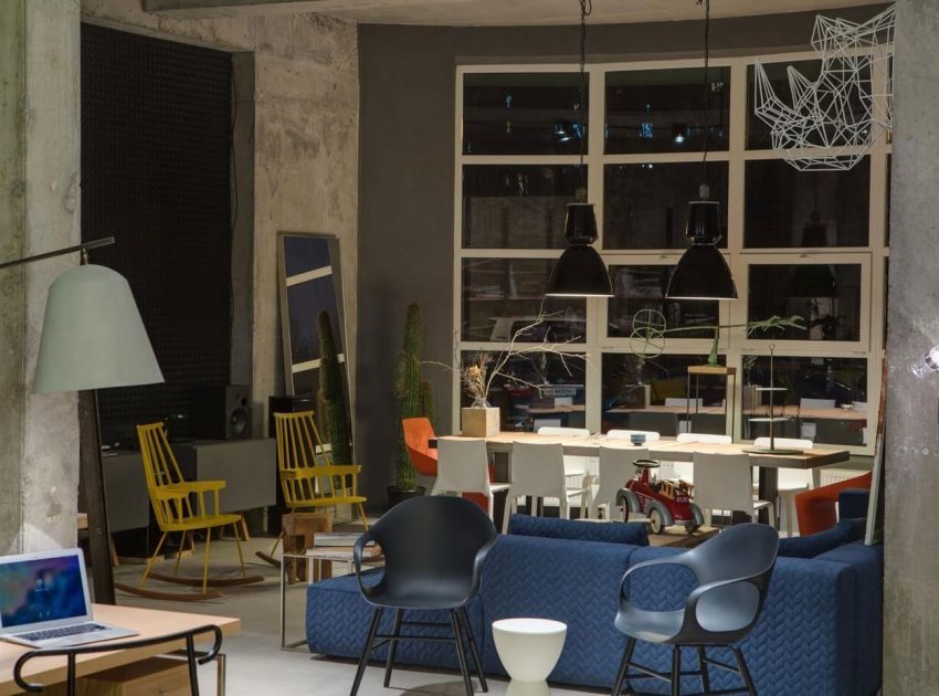 A Quirky and Stylish Modern Office with Industrial Interiors in Kiev, Ukraine by Sergey Makhno (28)