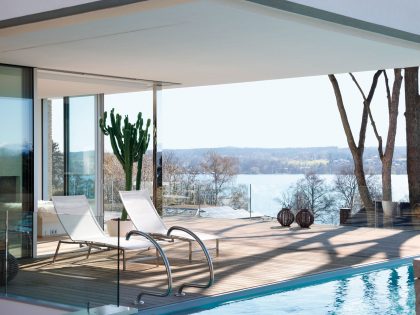 A Simple But Sophisticated Contemporary Home with Infinity Pool in Munich, Germany by Stephan Maria Lang (3)