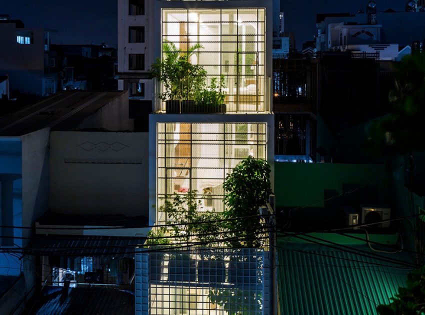 A Simple and Functional Vertical House with Contemporary Materials in Ho Chi Minh City by KIENTRUC O (2)