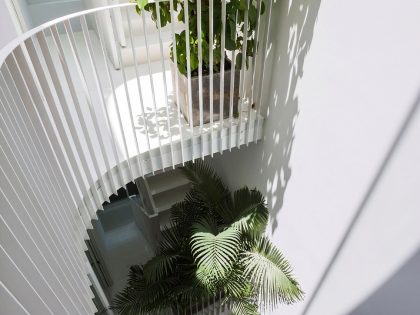 A Simple and Functional Vertical House with Contemporary Materials in Ho Chi Minh City by KIENTRUC O (9)