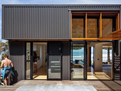 A Small Modern Beach House with Stunning Views in Gisborne, New Zealand by Irving Smith Jack Architects (3)