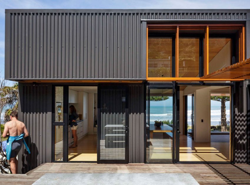 A Small Modern Beach House with Stunning Views in Gisborne, New Zealand by Irving Smith Jack Architects (3)