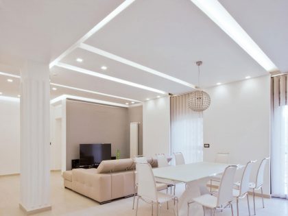 A Sleek Contemporary Apartment with Stylish Interiors in Naples, Italy by B2C Architects (5)