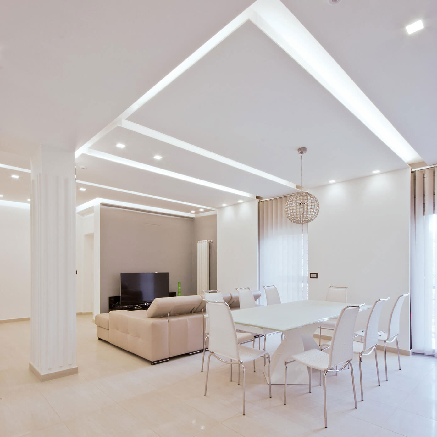 A Sleek Contemporary Apartment with Stylish Interiors in Naples, Italy by B2C Architects (5)