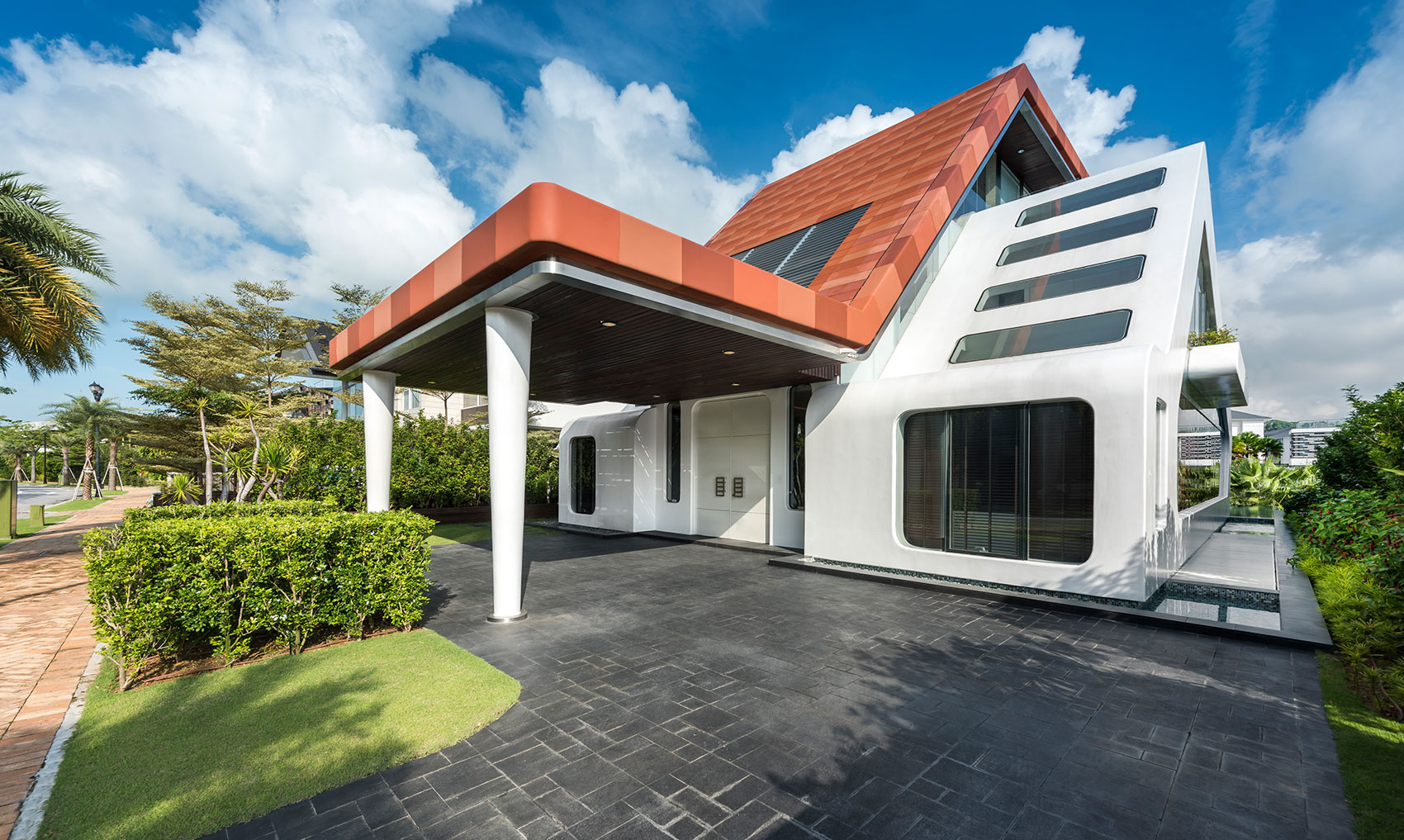 A Sleek Ultra-Modern Waterfront Villa with Spectacular Views in Singapore by Mercurio Design Lab (4)