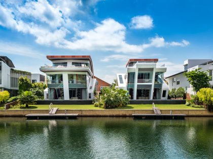 A Sleek Ultra-Modern Waterfront Villa with Spectacular Views in Singapore by Mercurio Design Lab (5)
