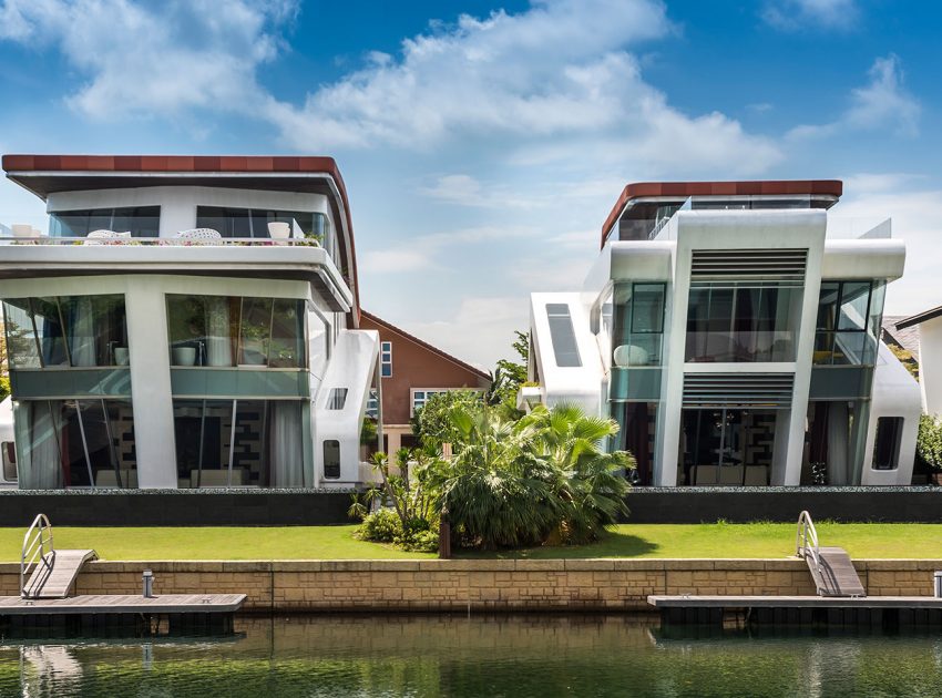 A Sleek Ultra-Modern Waterfront Villa with Spectacular Views in Singapore by Mercurio Design Lab (6)