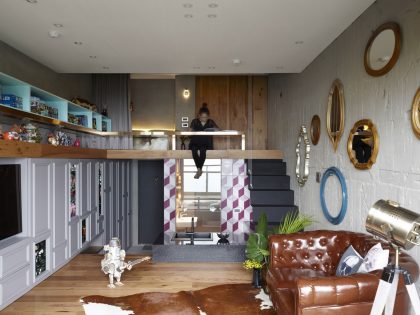 A Small Contemporary Apartment with Antique Furniture in New Taipei City by KC Design Studio (3)