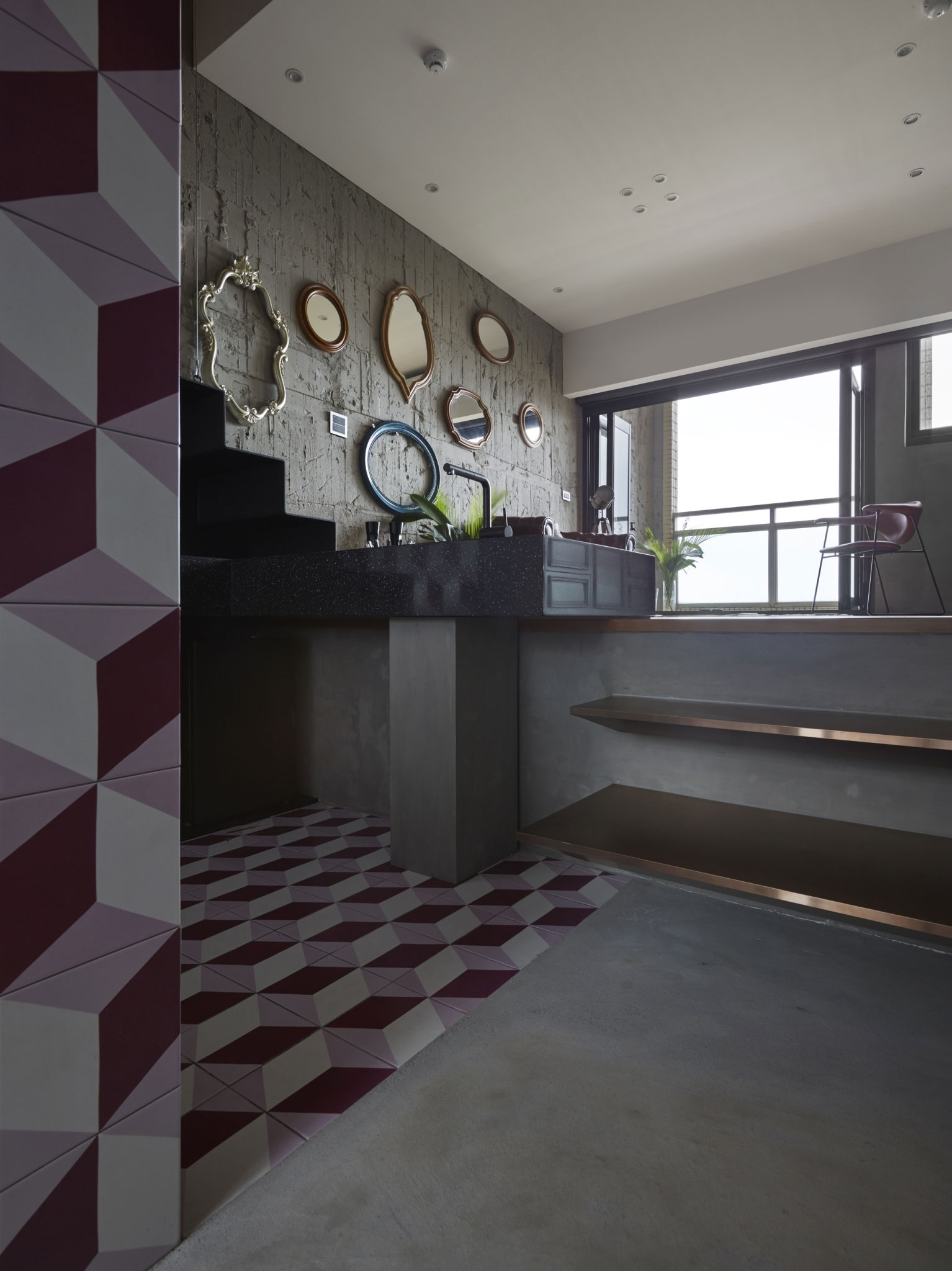 A Small Contemporary Apartment with Antique Furniture in New Taipei City by KC Design Studio (5)