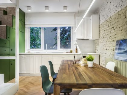 A Small Contemporary Apartment with a Scandinavian Twist and Rustic Style in Sofia, Bulgaria by Dontdiystudio (10)