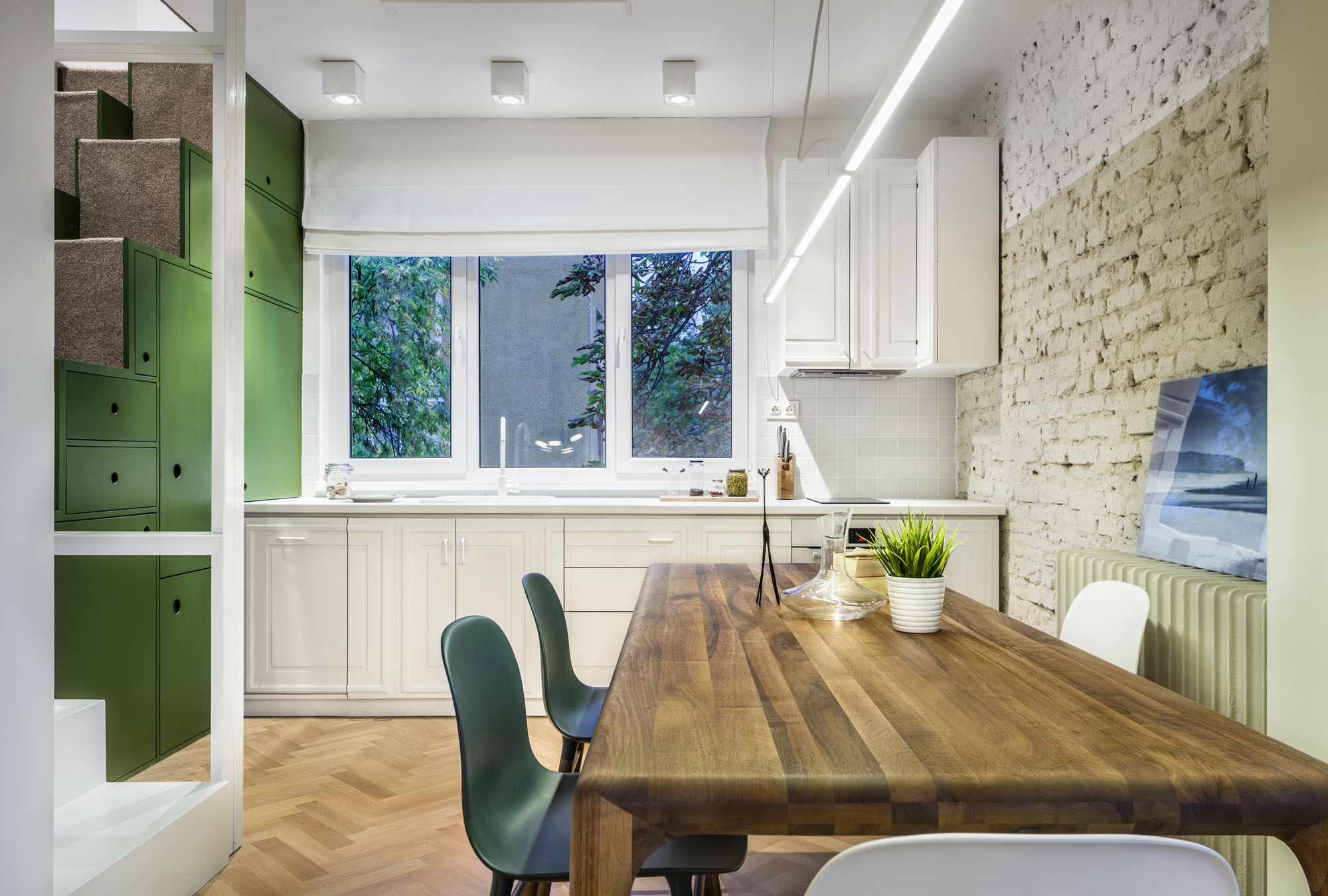 A Small Contemporary Apartment with a Scandinavian Twist and Rustic Style in Sofia, Bulgaria by Dontdiystudio (10)