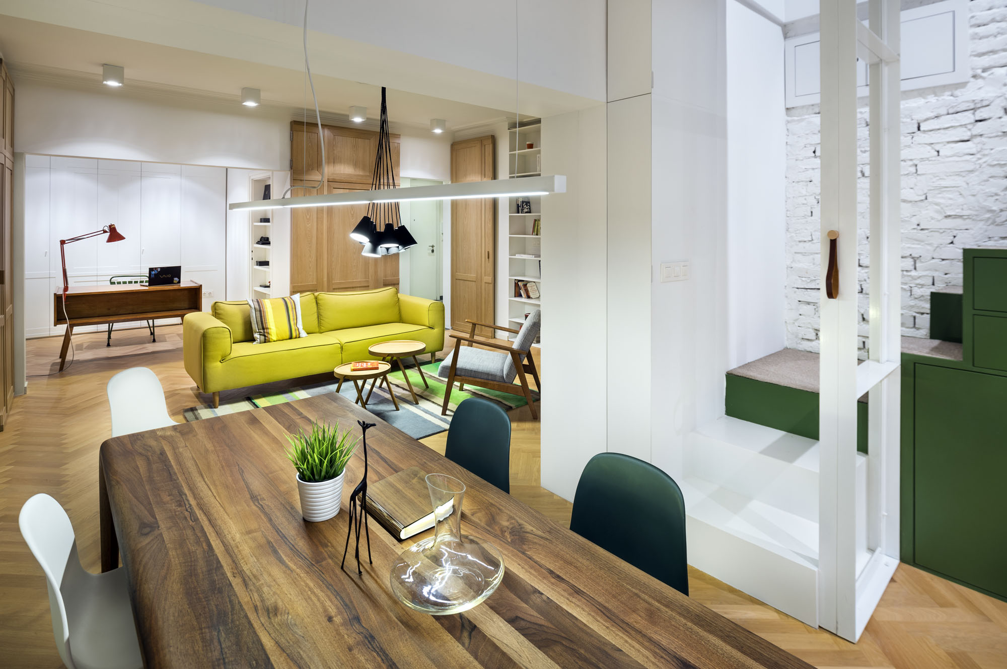 A Small Contemporary Apartment with a Scandinavian Twist and Rustic Style in Sofia, Bulgaria by Dontdiystudio (9)