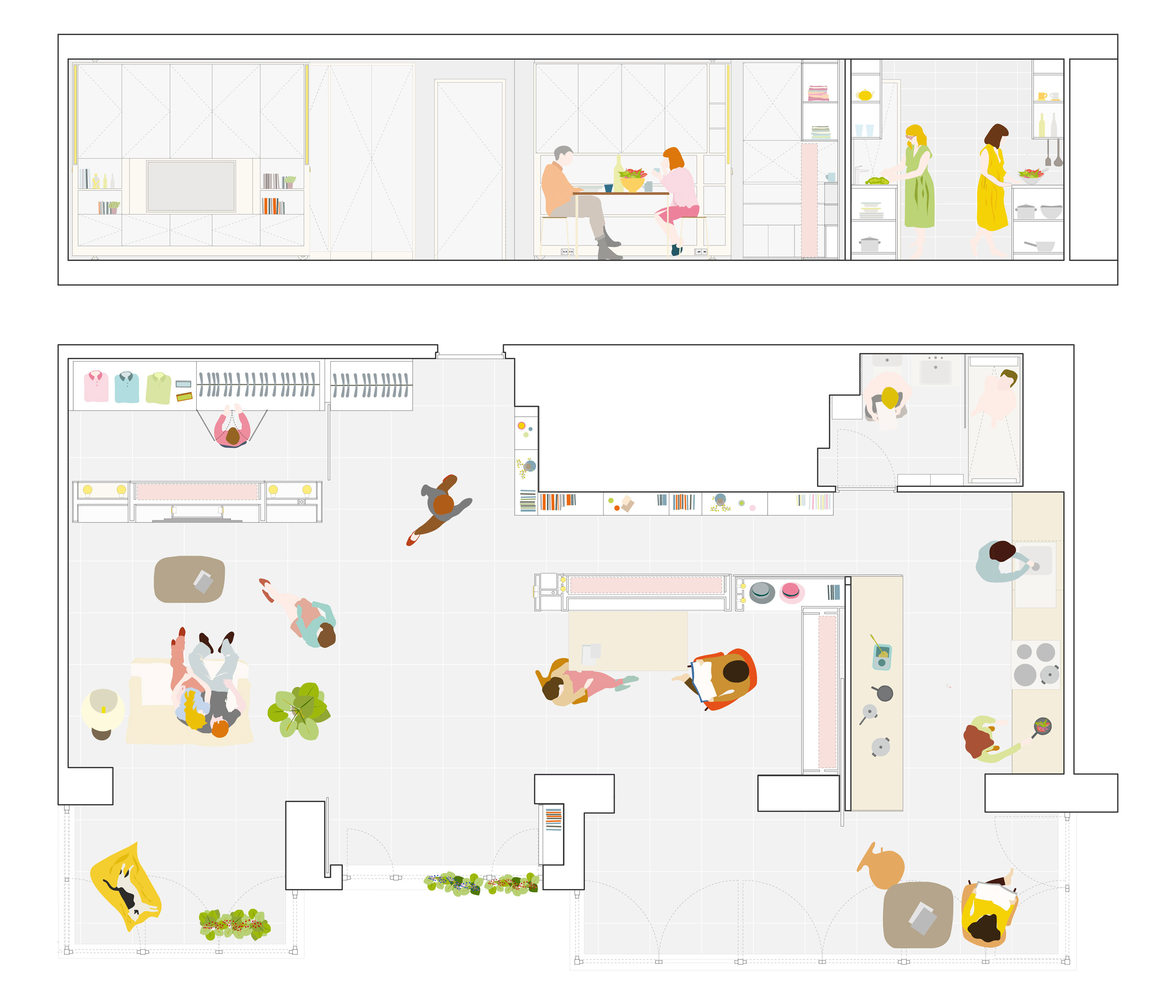 A Small Contemporary Home with Rotating Walls in Salinas, Spain by PKMN Architectures (21)