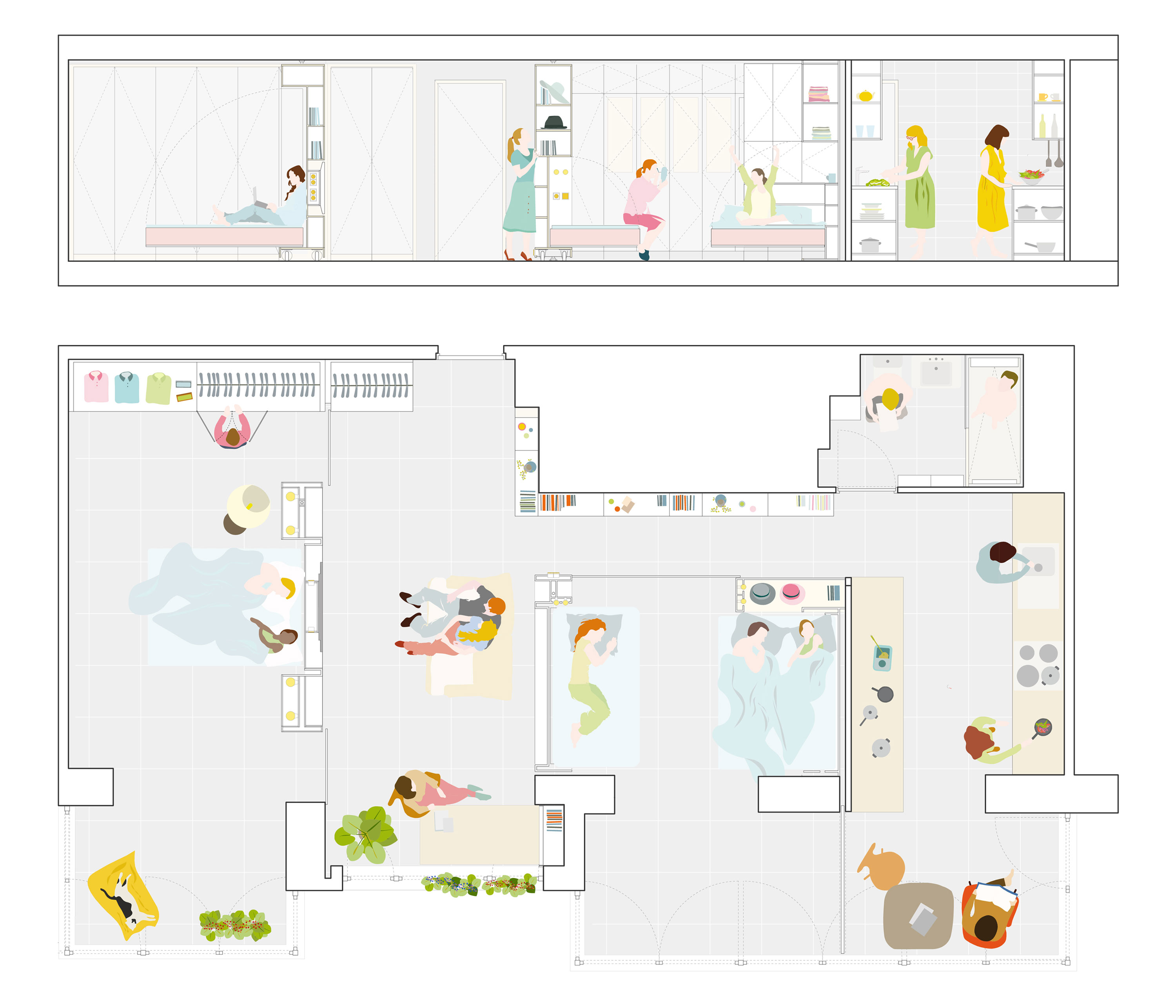 A Small Contemporary Home with Rotating Walls in Salinas, Spain by PKMN Architectures (22)