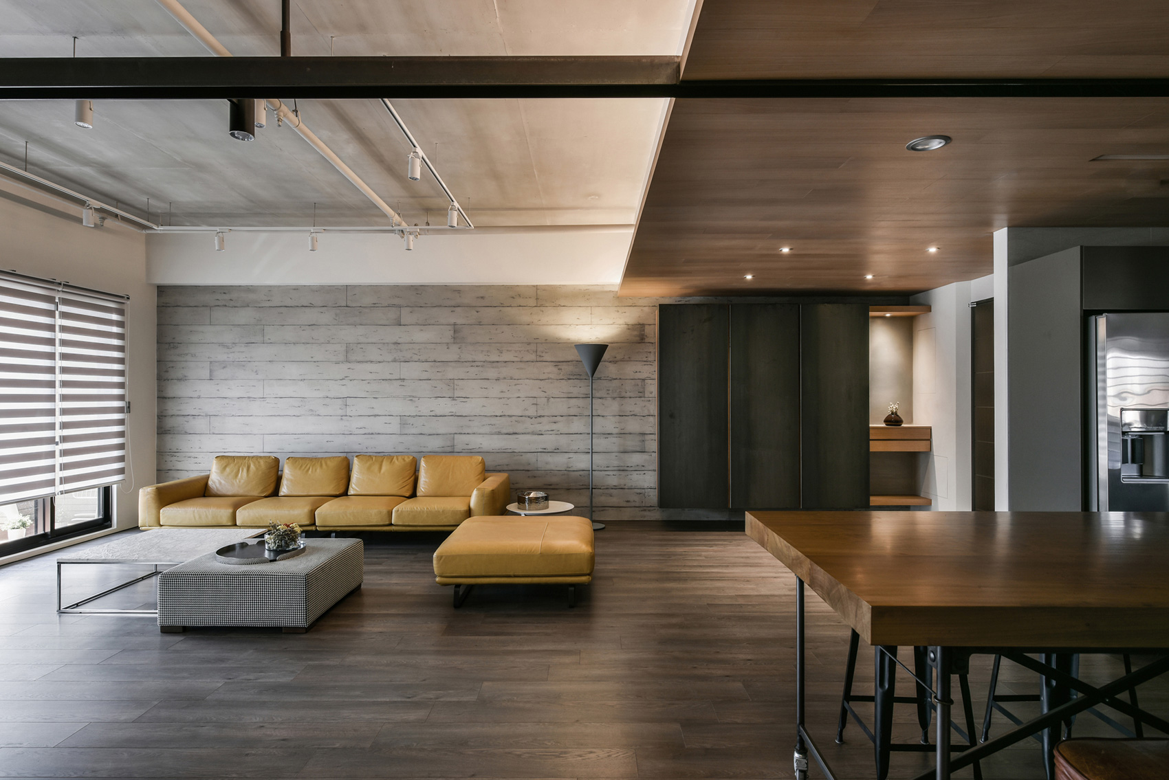 A Small Modern Industrial Home Draped in Metal, Wood and Concrete in Taiwan by AYA Living Group (2)