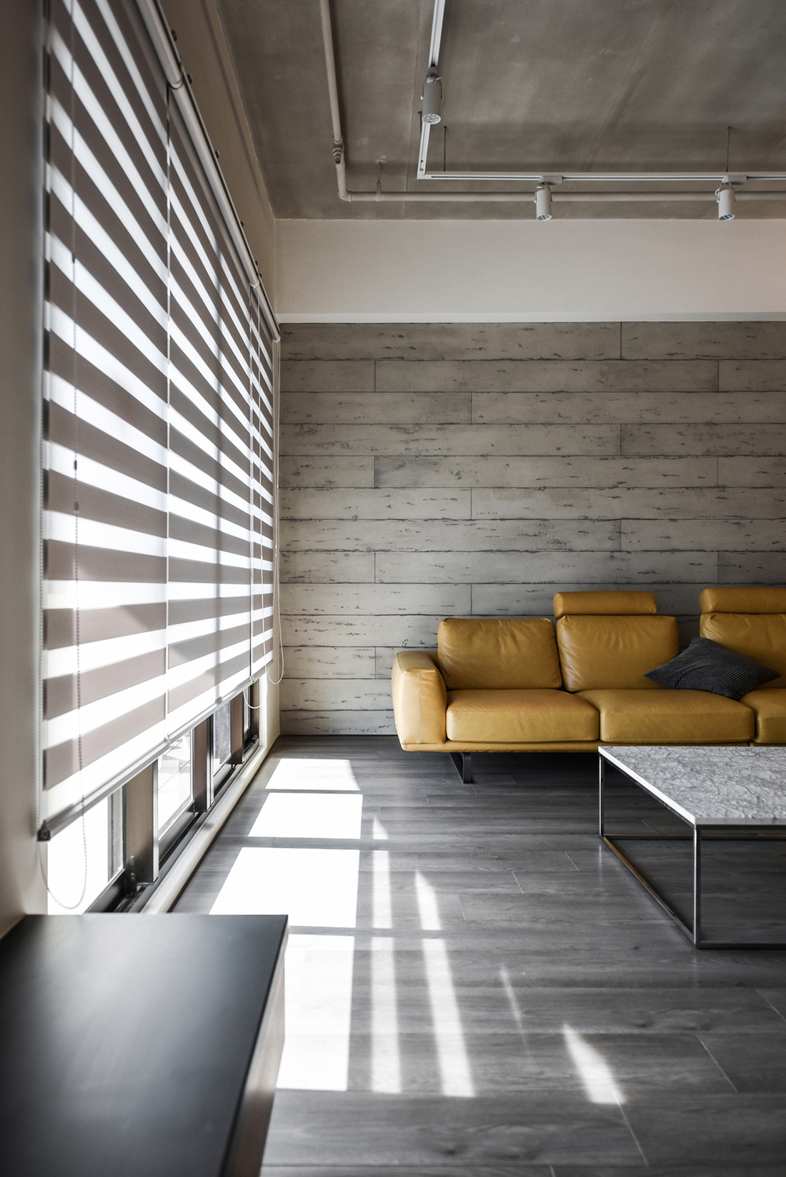 A Small Modern Industrial Home Draped in Metal, Wood and Concrete in Taiwan by AYA Living Group (3)