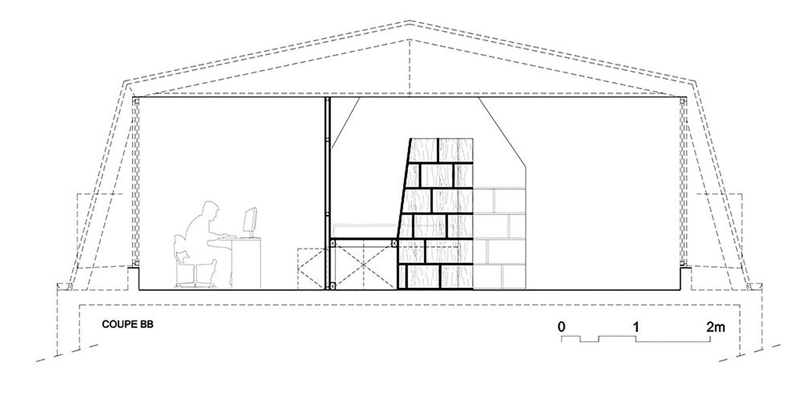 A Small and Stylish Contemporary Apartment in Paris, France by h2o architectes (19)