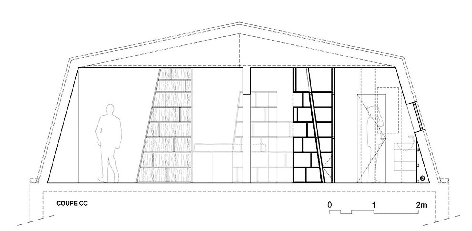 A Small and Stylish Contemporary Apartment in Paris, France by h2o architectes (20)