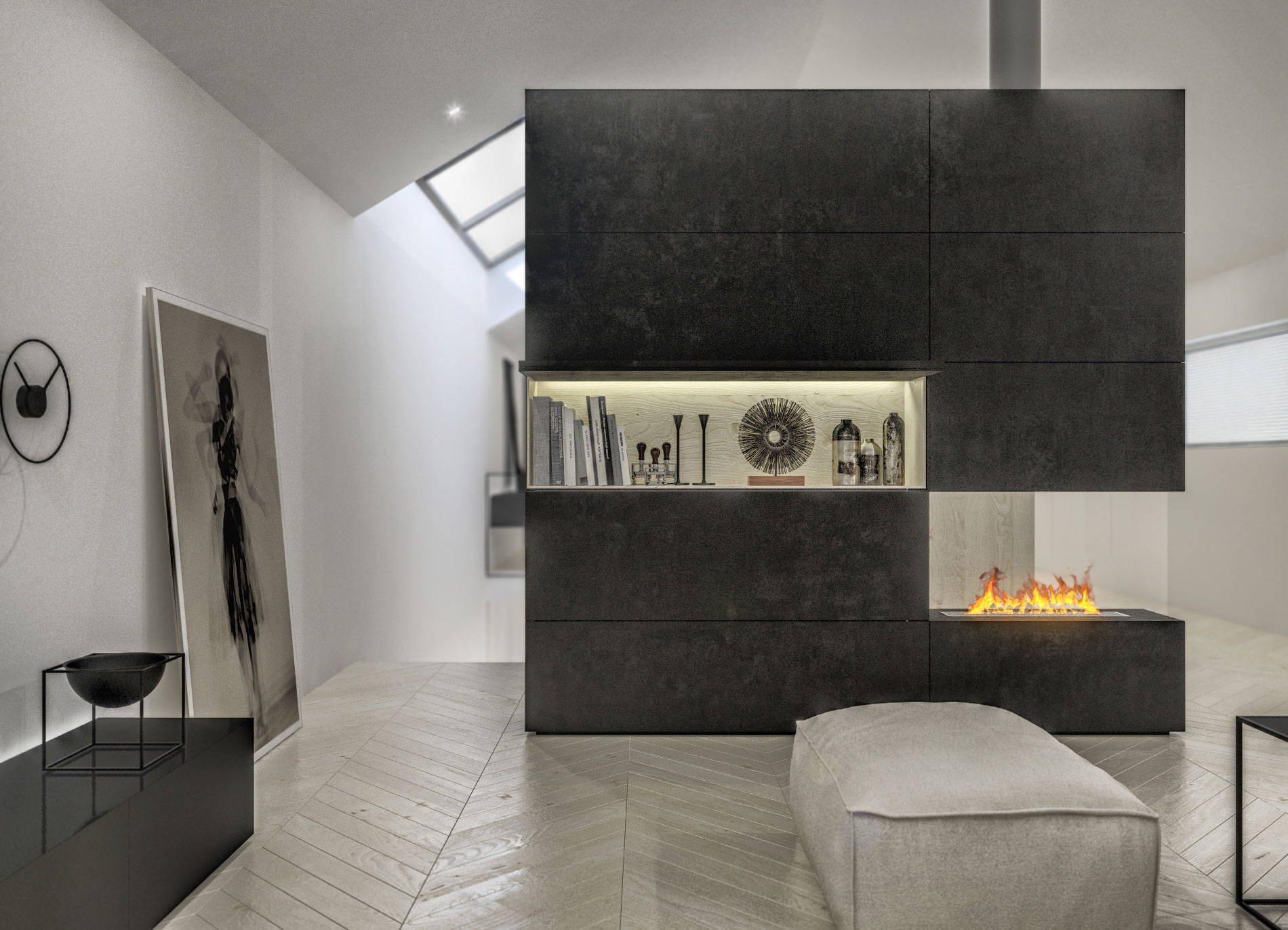 A Sophisticated Contemporary Home with Bright Interiors in Trondheim, Norway by KKDESIGN (11)