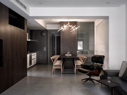 A Sophisticated Contemporary Home with Cozy and Warm Color Palette in Taichung by Z-AXIS DESIGN (1)