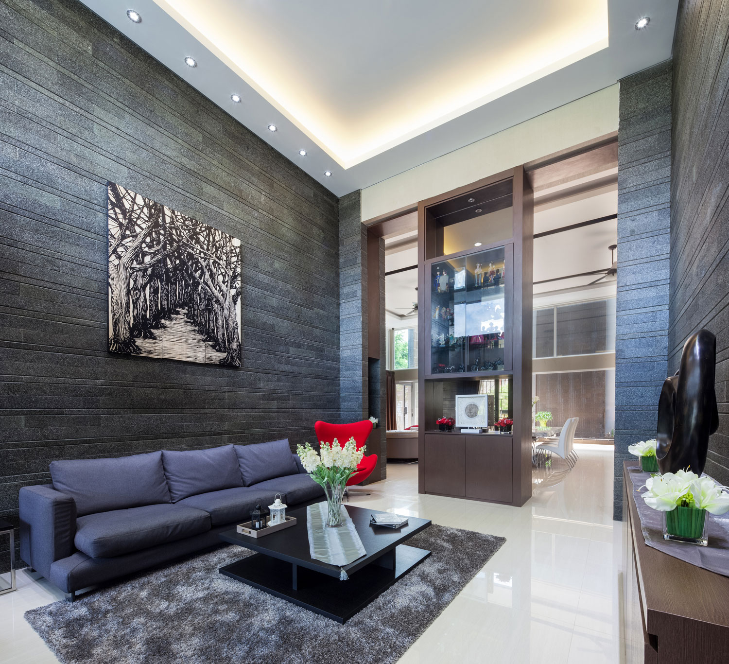 A Bright and Stylish Modern Home with Spacious and Tropical Approach in Jakarta by DP+HS Architects (6)