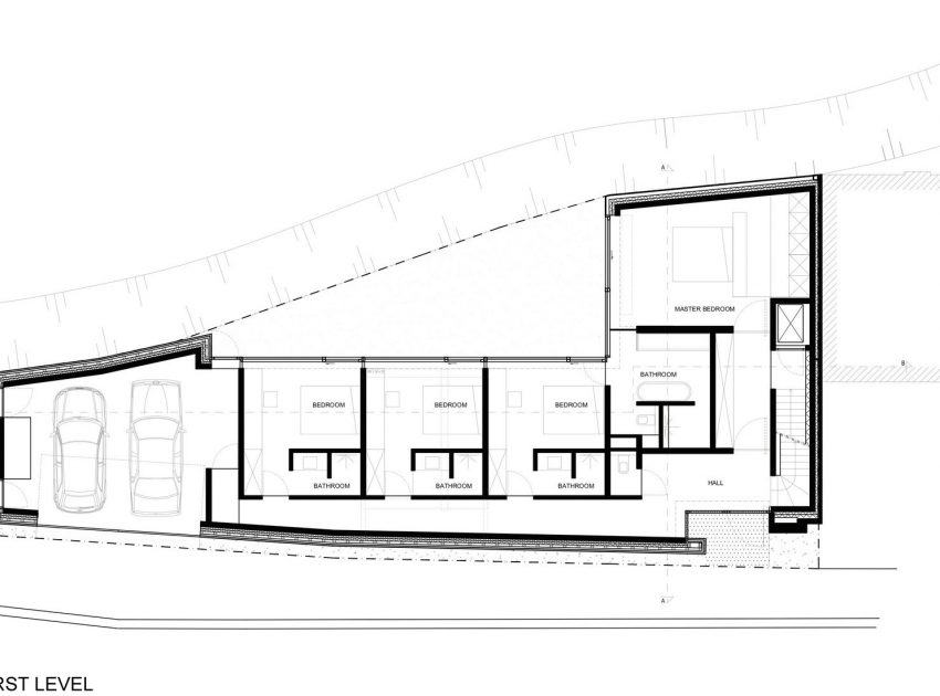 A Spacious Contemporary Home Finished with Concrete, Metal Mesh and Glass in Knokke by Govaert & Vanhoutte Architects (26)