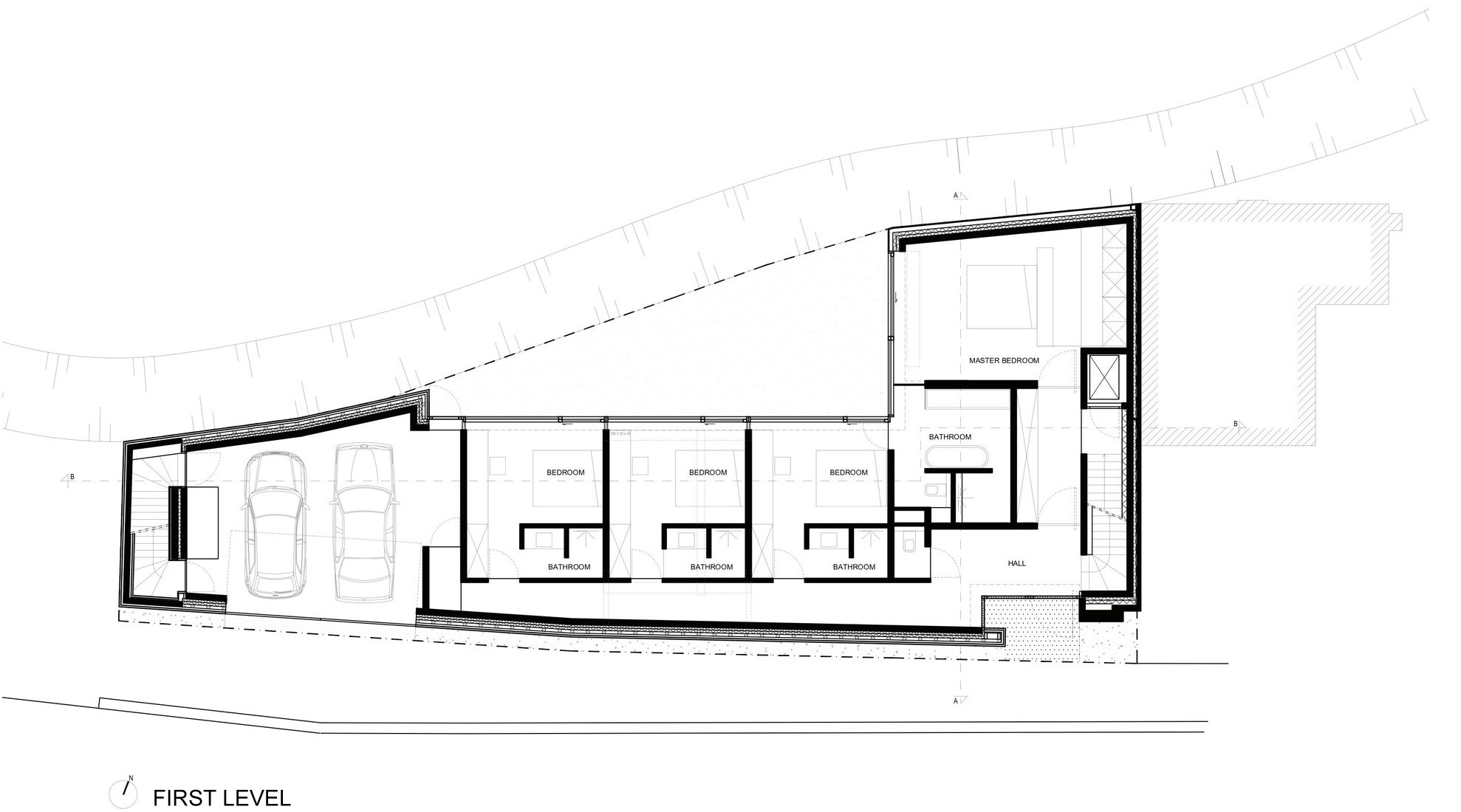 A Spacious Contemporary Home Finished with Concrete, Metal Mesh and Glass in Knokke by Govaert & Vanhoutte Architects (26)