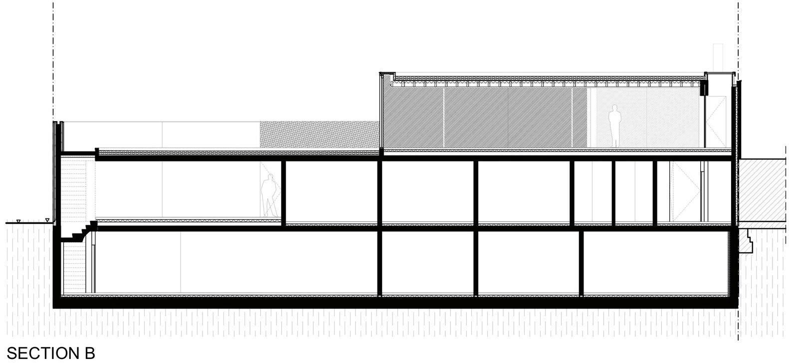 A Spacious Contemporary Home Finished with Concrete, Metal Mesh and Glass in Knokke by Govaert & Vanhoutte Architects (32)