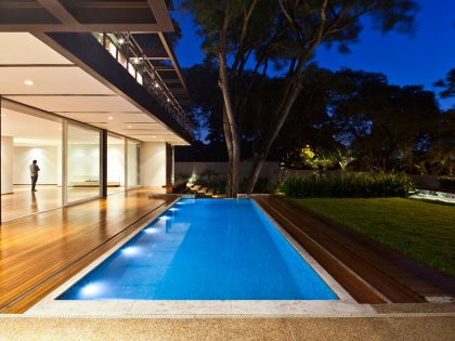 A Spacious Contemporary Home with Elegant Landscaping in Boaçava, Brazil by Vasco Lopes Arquitetura (12)