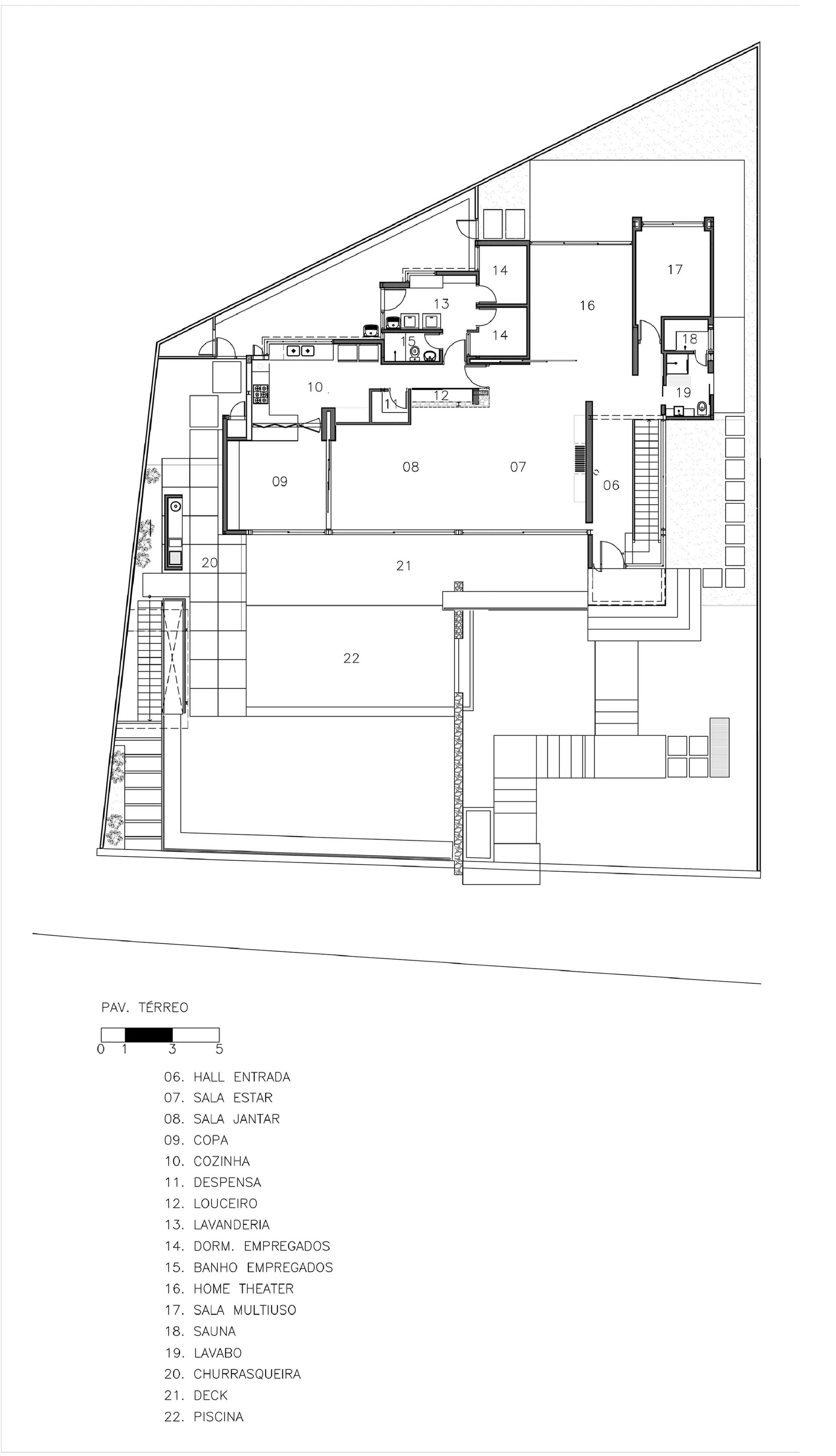 A Spacious Contemporary Home with Elegant Landscaping in Boaçava, Brazil by Vasco Lopes Arquitetura (15)