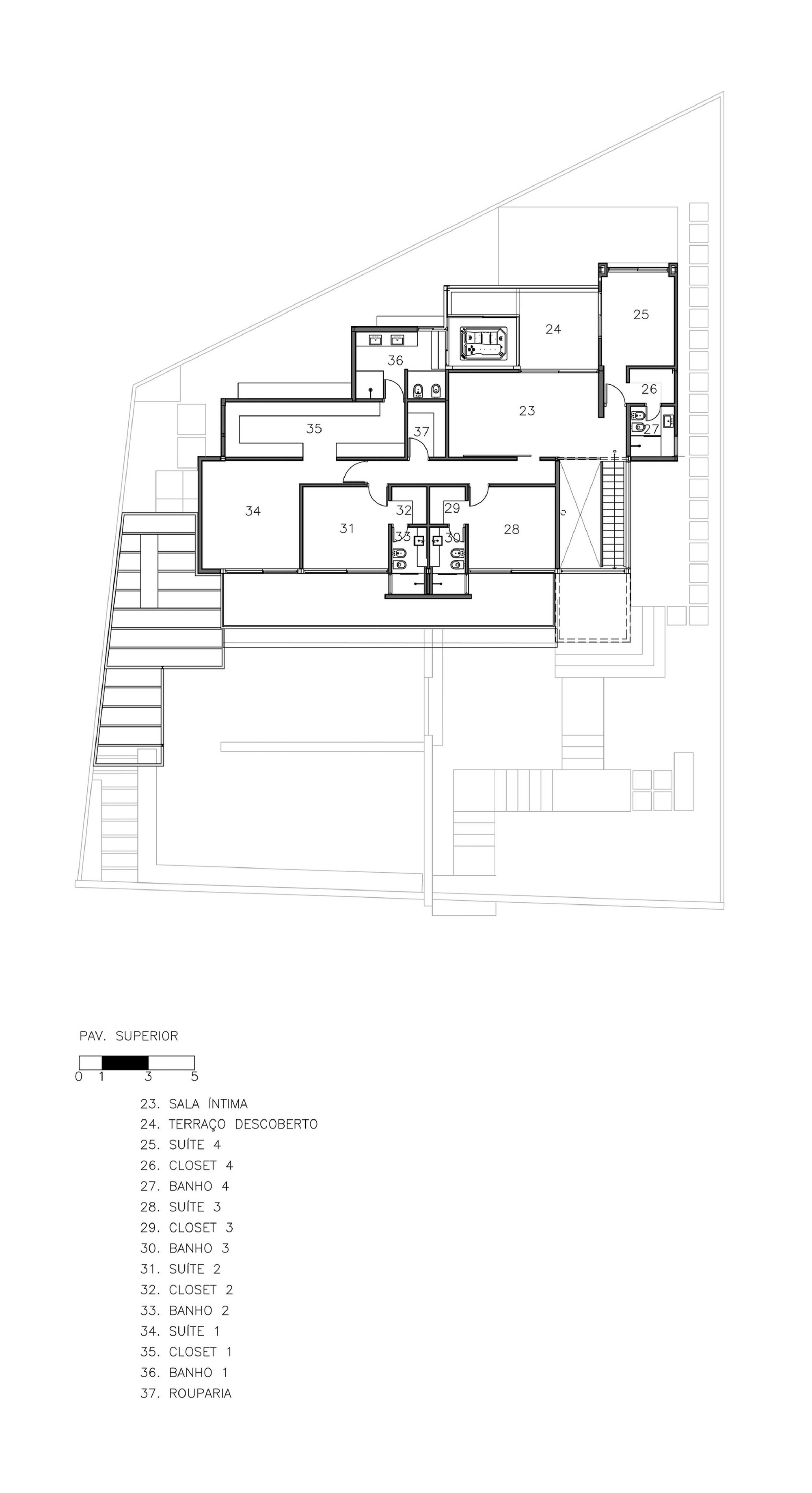 A Spacious Contemporary Home with Elegant Landscaping in Boaçava, Brazil by Vasco Lopes Arquitetura (16)