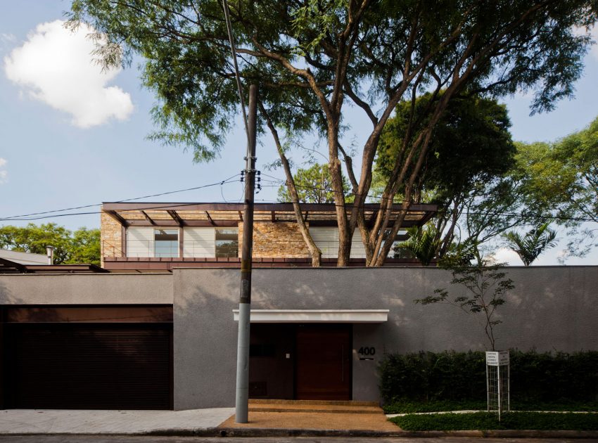 A Spacious Contemporary Home with Elegant Landscaping in Boaçava, Brazil by Vasco Lopes Arquitetura (5)