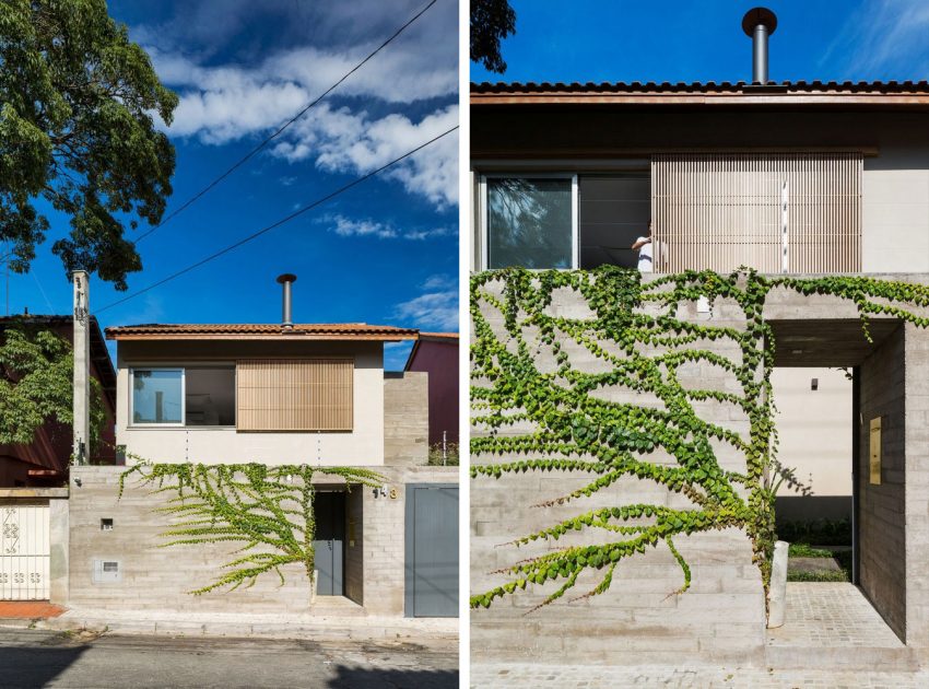 A Spacious Contemporary Home with an Exposed Concrete Box in São Paulo, Brazil by Rocco Arquitetos (2)