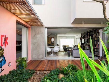 A Spacious Contemporary Home with an Exposed Concrete Box in São Paulo, Brazil by Rocco Arquitetos (5)