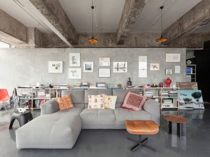 A Spacious Contemporary Loft for an Art Collector in Chai Wan, Hong Kong by Mass Operations (1)