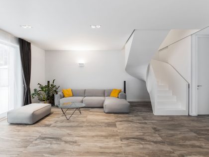 A Spacious Semi-Detached House with Minimalist Interior in Vilnius by YCL Studio (1)