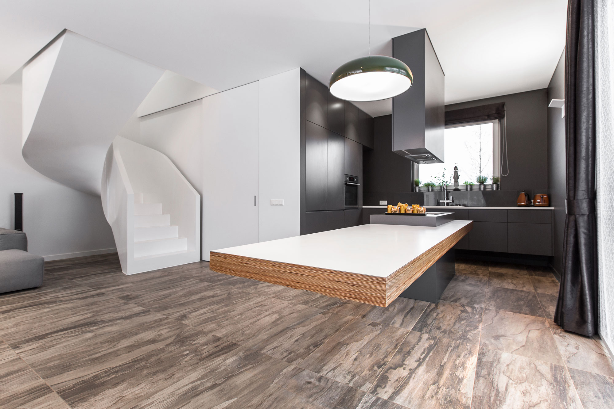 A Spacious Semi-Detached House with Minimalist Interior in Vilnius by YCL Studio (4)