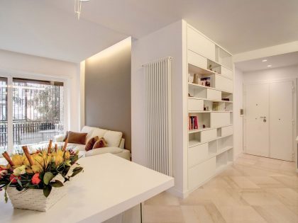A Spacious, Stylish and Bright Contemporary Apartment in Rome, Italy by MOB ARCHITECTS (1)