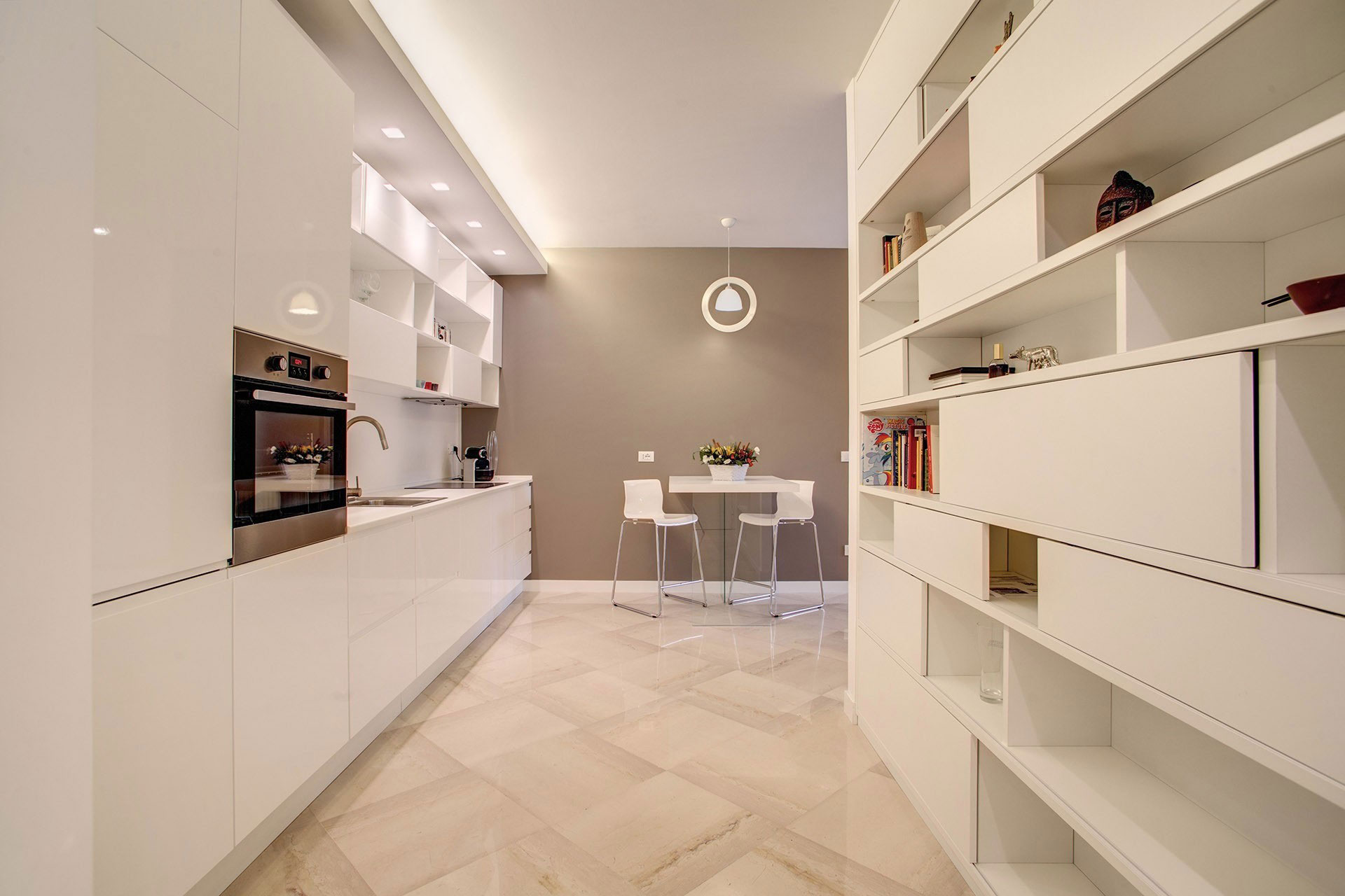A Spacious, Stylish and Bright Contemporary Apartment in Rome, Italy by MOB ARCHITECTS (10)
