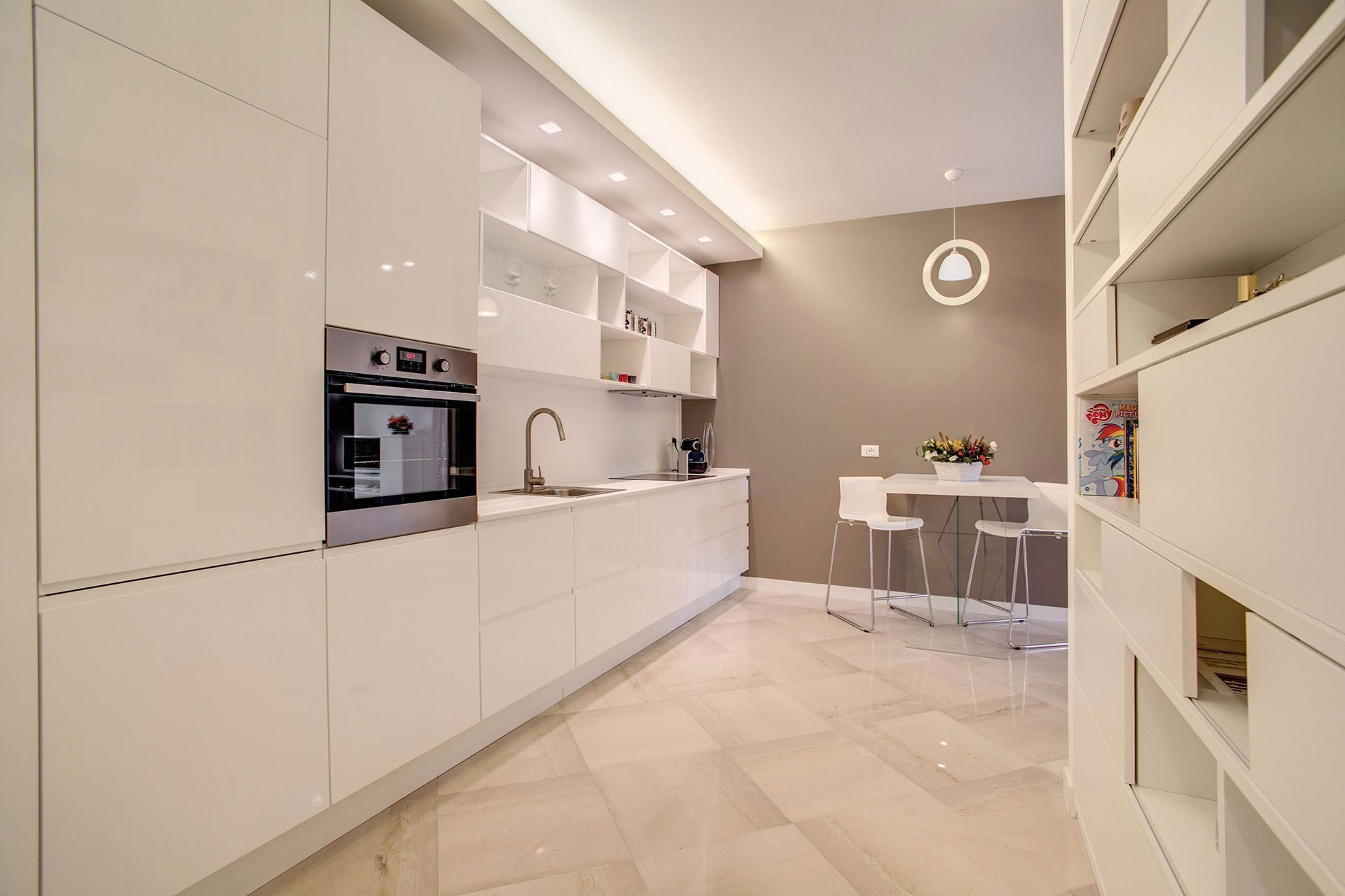 A Spacious, Stylish and Bright Contemporary Apartment in Rome, Italy by MOB ARCHITECTS (11)