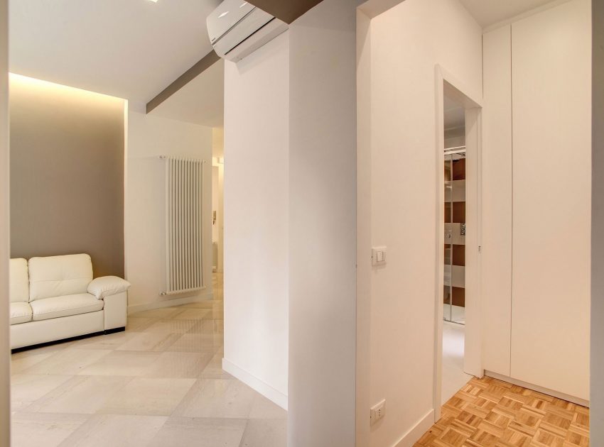 A Spacious, Stylish and Bright Contemporary Apartment in Rome, Italy by MOB ARCHITECTS (15)