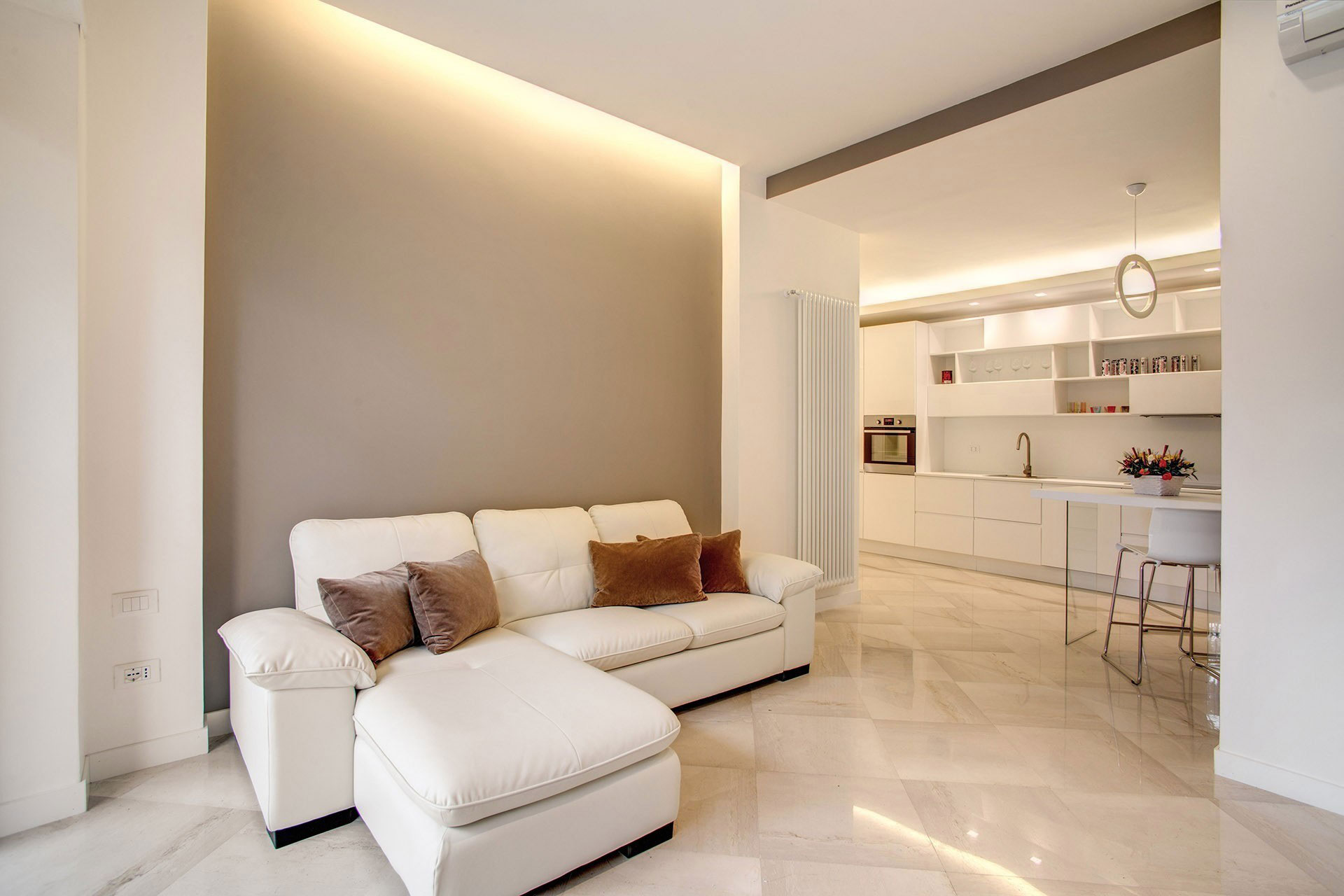 A Spacious, Stylish and Bright Contemporary Apartment in Rome, Italy by MOB ARCHITECTS (5)