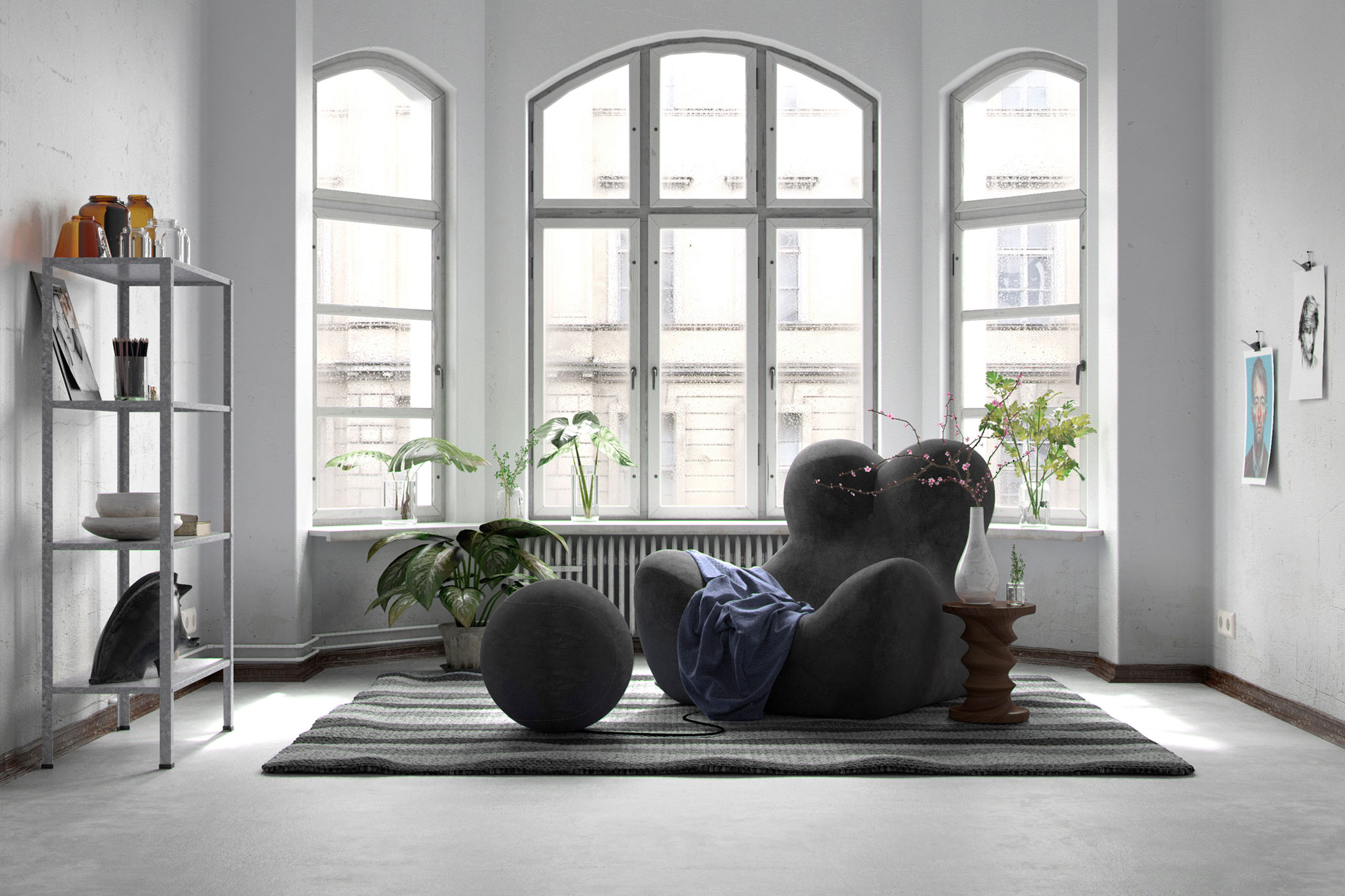 A Spacious and Stylish Home with Large Windows and Natural Light by Saeed Amiri (1)