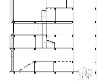 A Spacious and Stylish Modern House for a Big Family in Suriya Wong, Thailand by IDIN Architects (43)