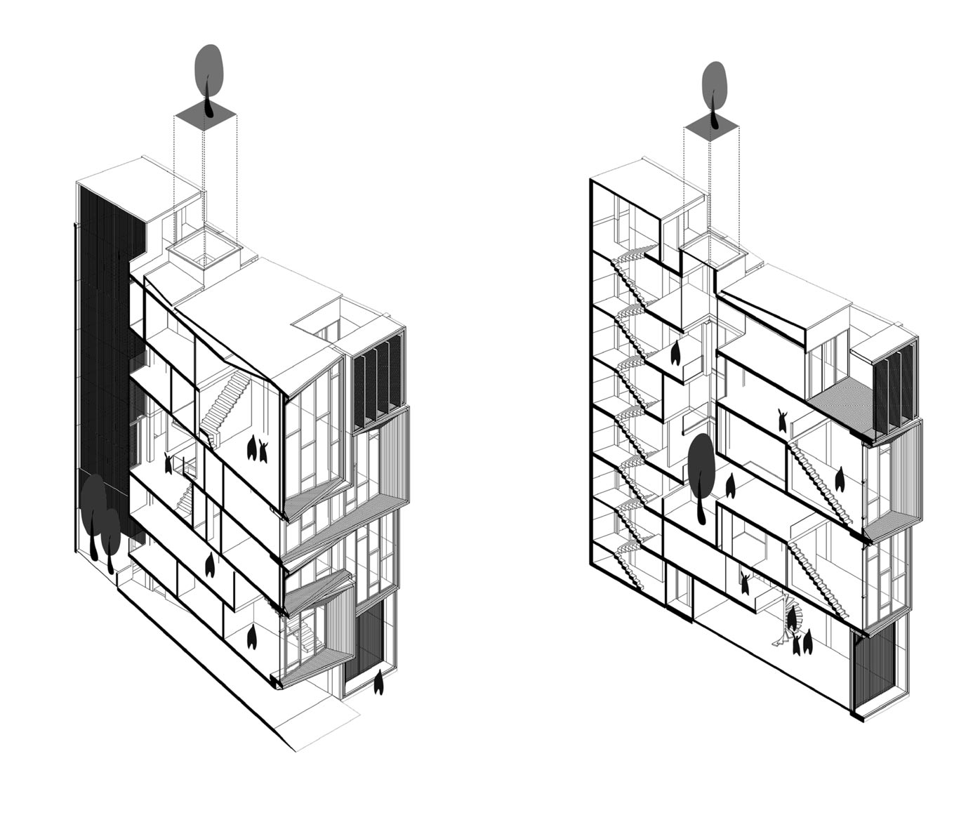 A Spacious and Stylish Modern House for a Big Family in Suriya Wong, Thailand by IDIN Architects (45)